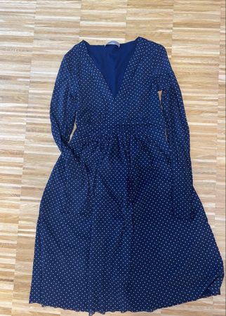 Marella Navy Polka Dot Dress - Perfect for Autumn!