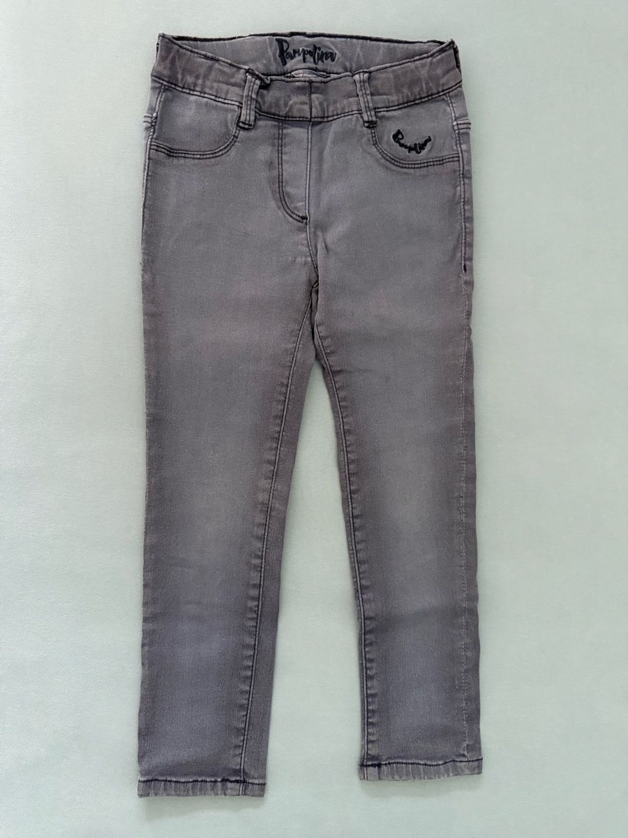 Pampolina Pantaloni: Hose, Gr. 5J, blau-grau – Usato da Adliswil venduto da mun_k9pf 1