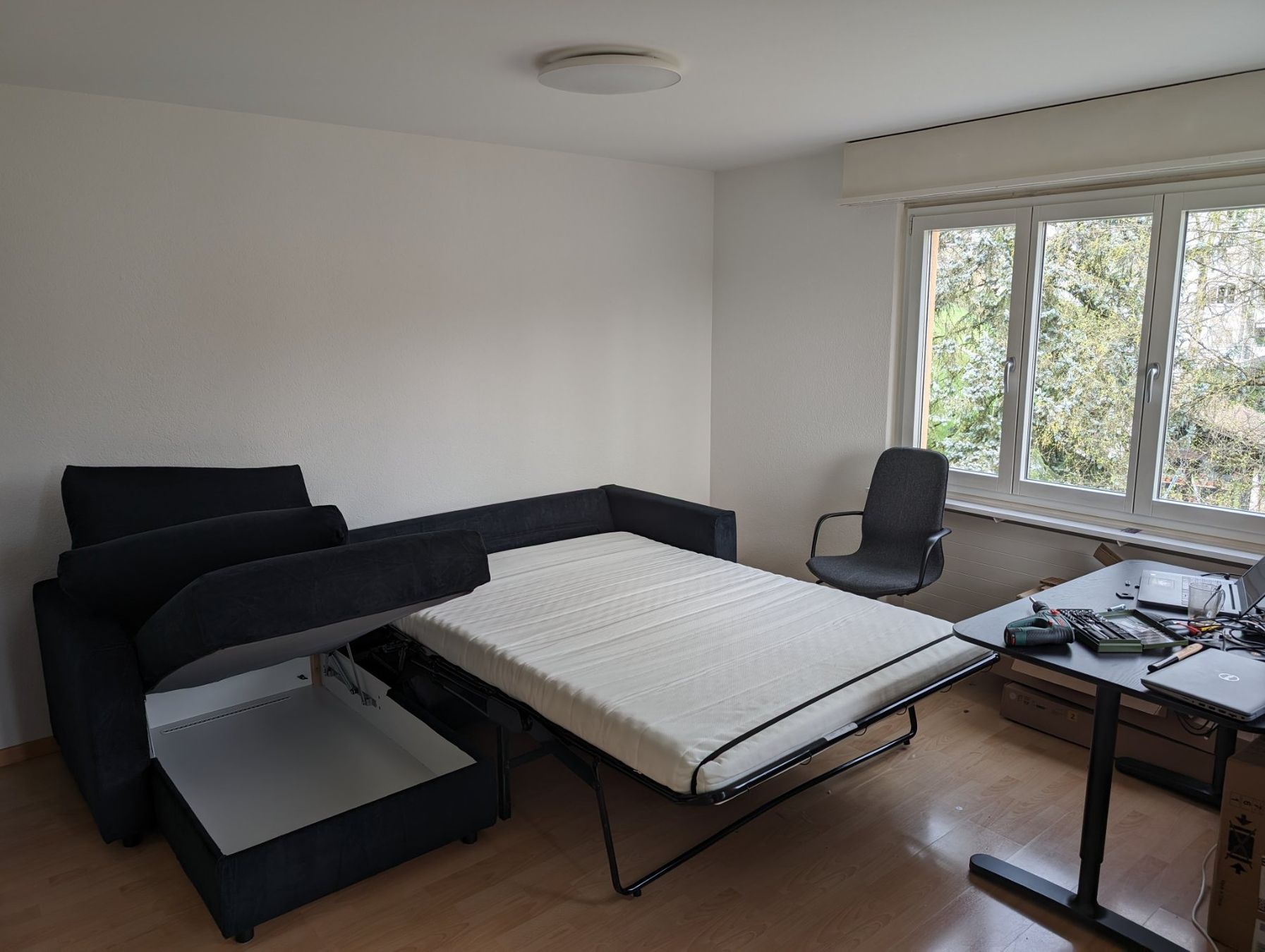 Ikea Divani: IKEA VIMLE Ecksofa mit Bettfunktion dunkelgrau guter Zustand – Usato da Tann venduto da gma_rh5f 4