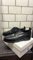 Unisex Schnurschuhe schwarz Leder neuwertiger Zustand