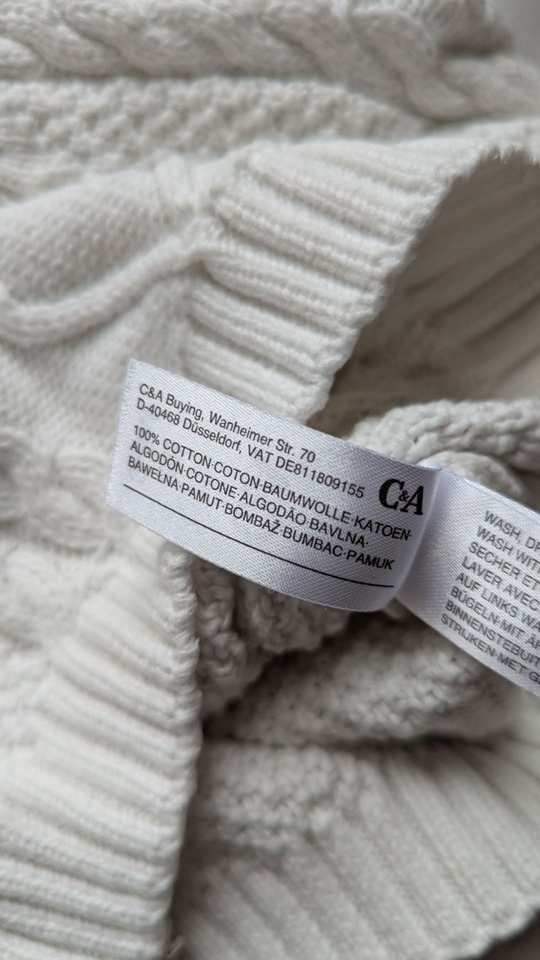 C&A Pullover & Sweatshirts: Winterlicher C&A Baby Strickpullover, Gr. 68, Top Zustand! – Neu (gemäss Beschreibung) aus Dietikon von jul_6wgf 3
