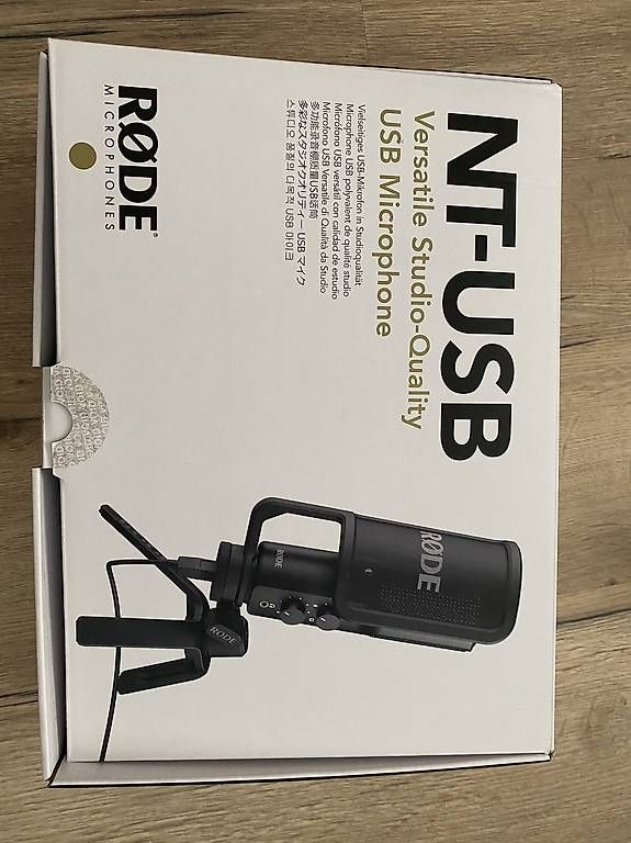 Microphones:     RØDE NT-USB Mikrofon  – D'occasion à ballwil par finduss99