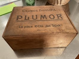 Schachtel Holz Cigares Frossard, Plumor