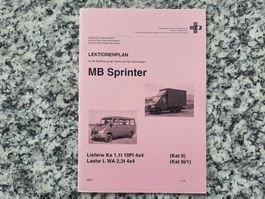 Lektionenplan MB Sprinter