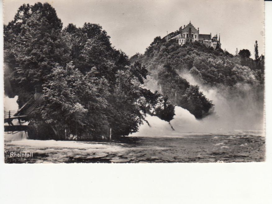 Cartoline postali: Rheinfall ca. 1950 – Usato da Bürglen TG venduto da StampGraf