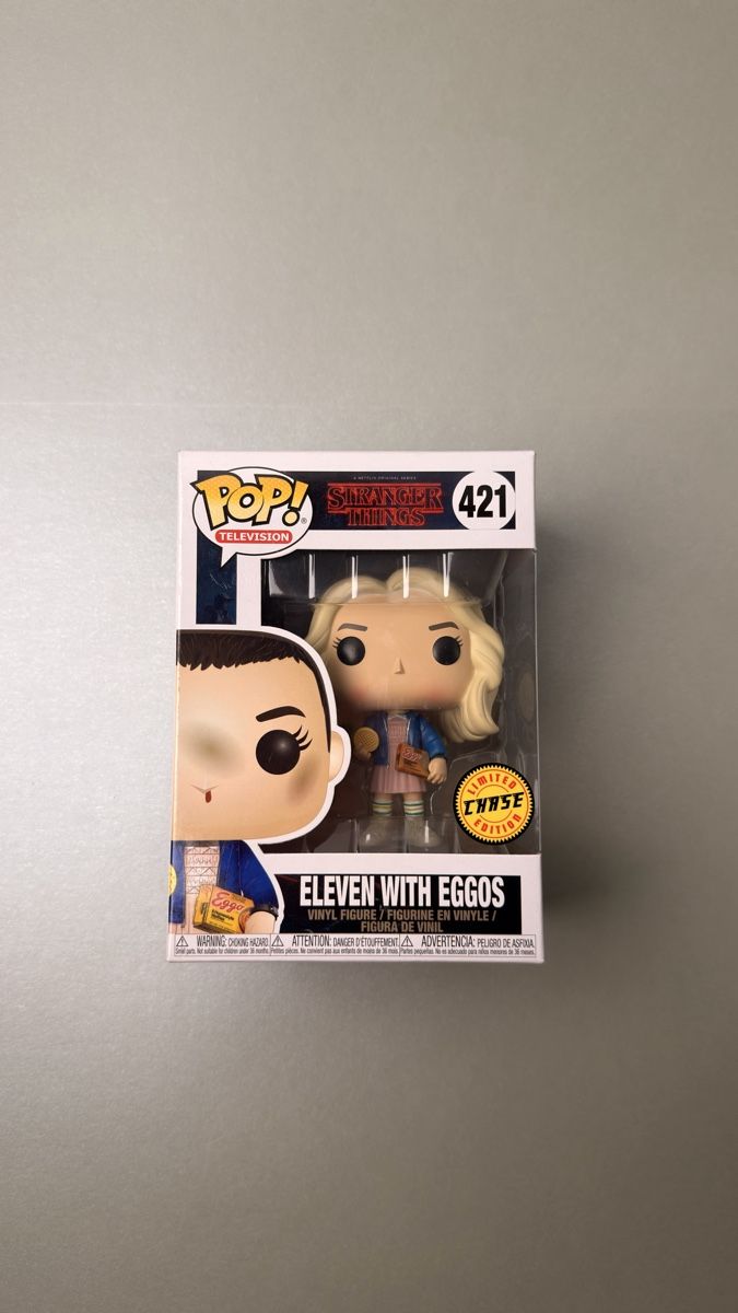 Funko Figuren: Funko Pop Eleven with Eggos #421 CHASE Limited Edition – Neu und originalverpackt aus Lumino von Kussed