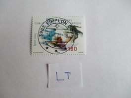 Voll Letzttagsstempel der Poststelle 3907 Simplon Dorf
