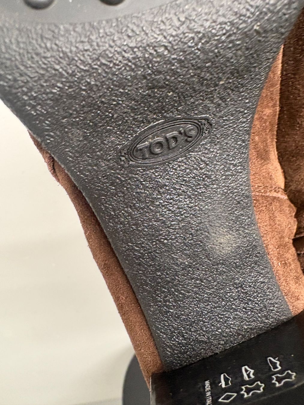 Tod'S Scarpe da donna: Tod's Stiefeletten Gr. 39 / 38.5 Braun Wildleder – Nuovo (secondo la descrizione) da Regensdorf venduto da secondchancefashion 6