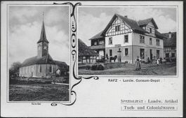 1909 AK RAFZ belebt attraktiv Top selten ab 1.-
