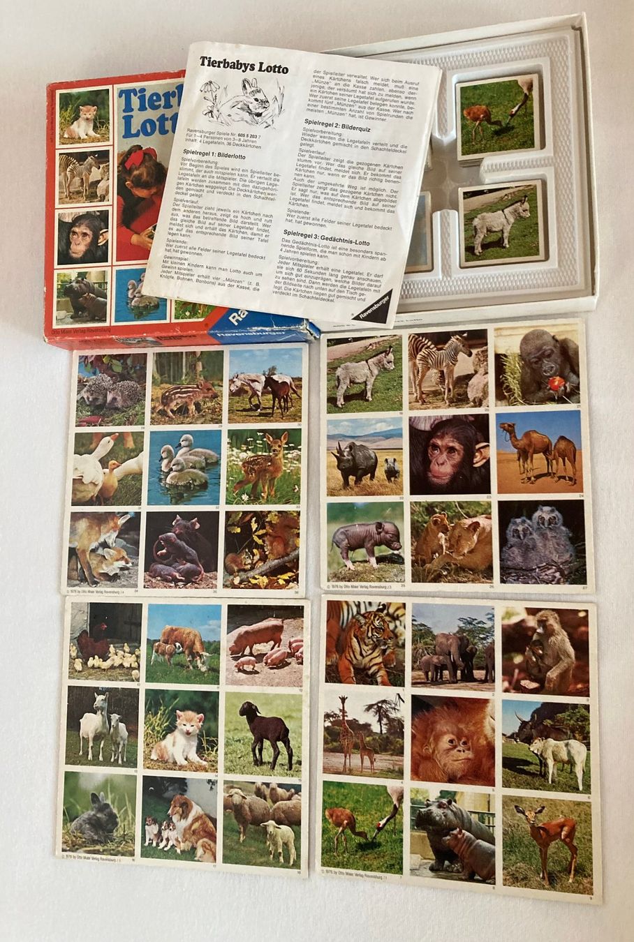Ravensburger Giochi: Lotto Tierbabys - Vintage – Usato da Liebefeld venduto da Rhy19 1