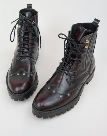 Replay Damen Stiefel Schuhe/Lp:169/Burgunderrot/ neu/Gr. 37