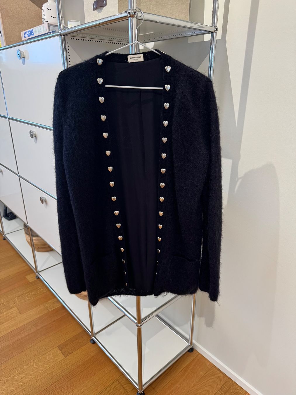 Saint Laurent Jacken: SAINT LAURENT CARDIGAN BLACK HEART – Neu (gemäss Beschreibung) aus Schwyz von bofb