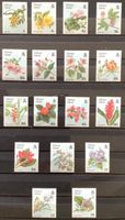 1987 Solomon Islands Blumen n. 580 - 596 Satz **