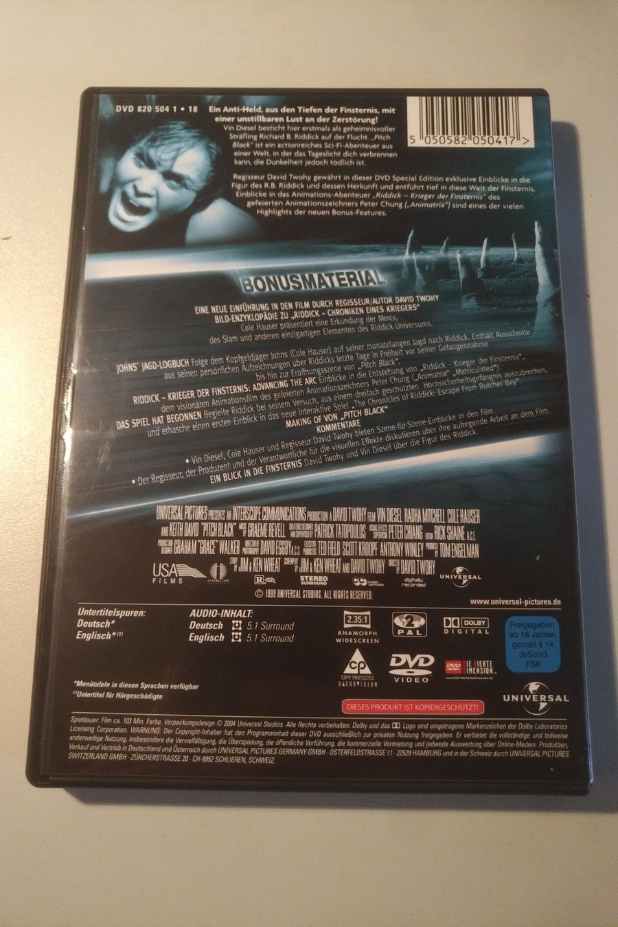 Tutti i DVDs: DVD - Pitch Black - Versand A-Post nur CHF 2.50! – Usato da Siblingen venduto da the_92m7 1