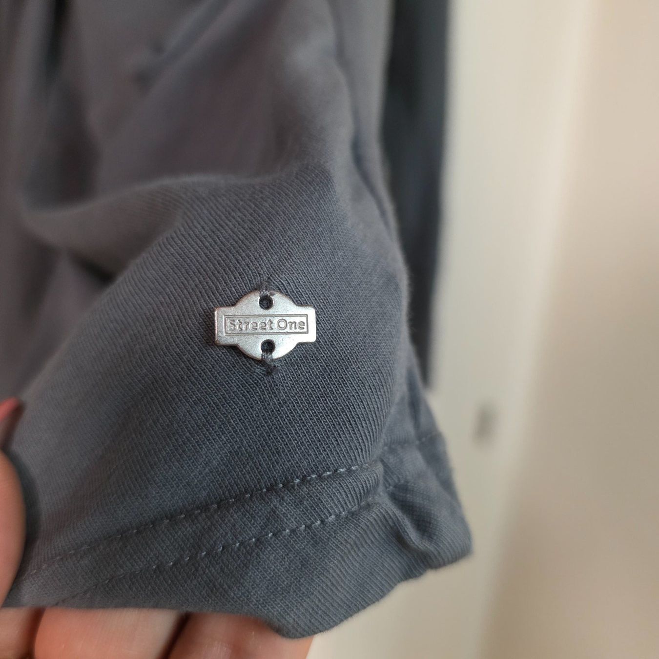 Jacken: Street One , Grau, Baumwolle, Größe M Strickjacke – Gebraucht aus Wald ZH von CapLux 4