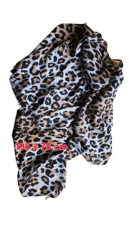 Zwei Foulard Leo-Muster