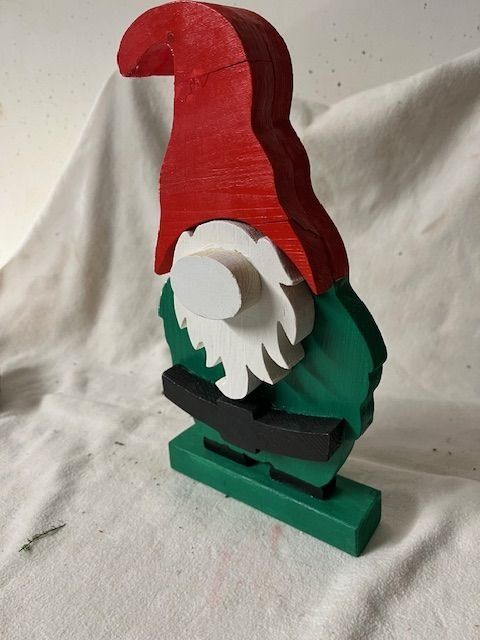 Statuette: Wichtel aus Holz farbig Holzdeko self Made – Nuovo (secondo la descrizione) da Naters venduto da sch_9fvg 1