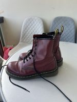 dr martens stiefel rot