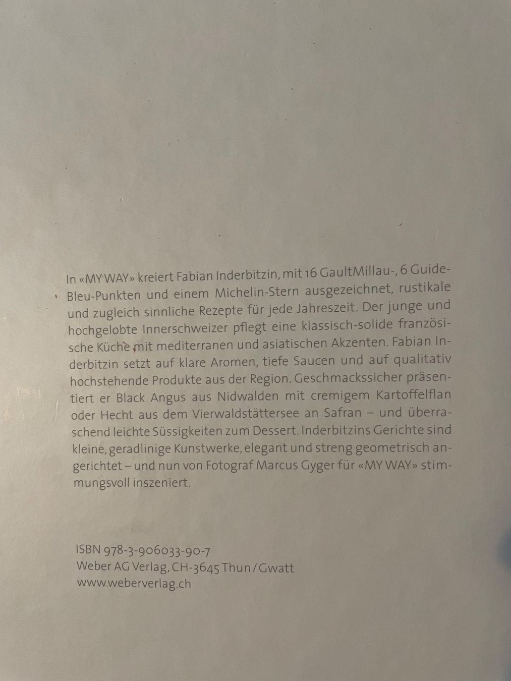 Libri: Fabian Inderbitzin. My Way – Usato da Zürich venduto da WWehrle 3