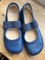 Camper Mädchen Ballerinas Grösse 31 dunkelblau Leder guter Z