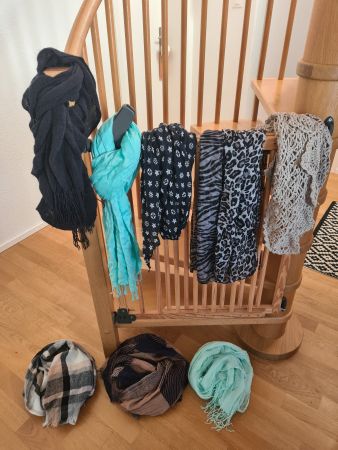 8 Schals für Damen/Mädchen