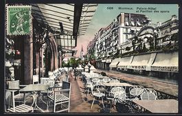 Montreux, Palace-Hotel et Pavillon des s