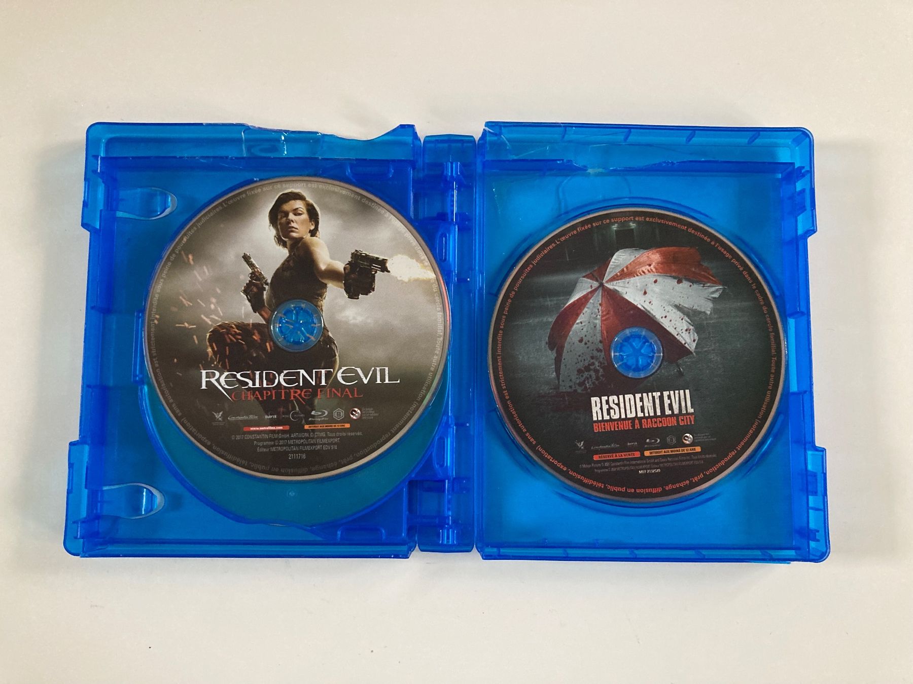 Tutti i DVDs: Coffret Blu-ray Resident Evil La Saga 7 Films – Usato da Bassecourt venduto da CALUMET-X 9