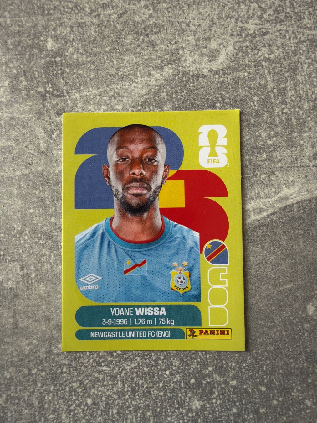 Panini Sammelbilder & Trading cards: Panini  Yoane Wissa COD16 – Gebraucht aus Pfeffingen von Fantasy1971