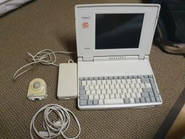 Vintage Rarität: Toshiba T1950CT/200 486 Laptop Trackball
