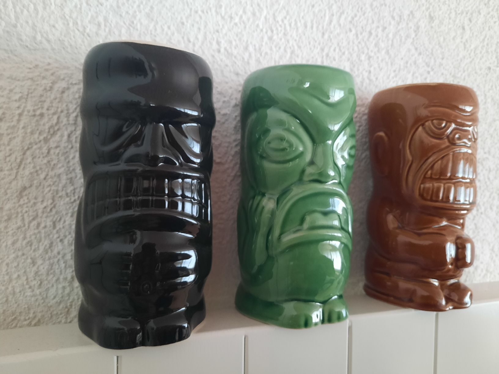 Tazze: 3 Tiki Mugs - 2004 Accoutrements – Usato da Zofingen venduto da Migiskau