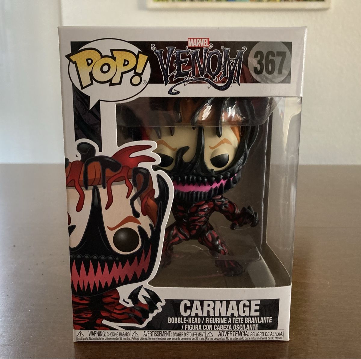 Funko Figuren: Funko PoP Carnage #367 Venom Marvel Figur Cletus Kasady – Neu (gemäss Beschreibung) aus Lyss von Mimazibi12