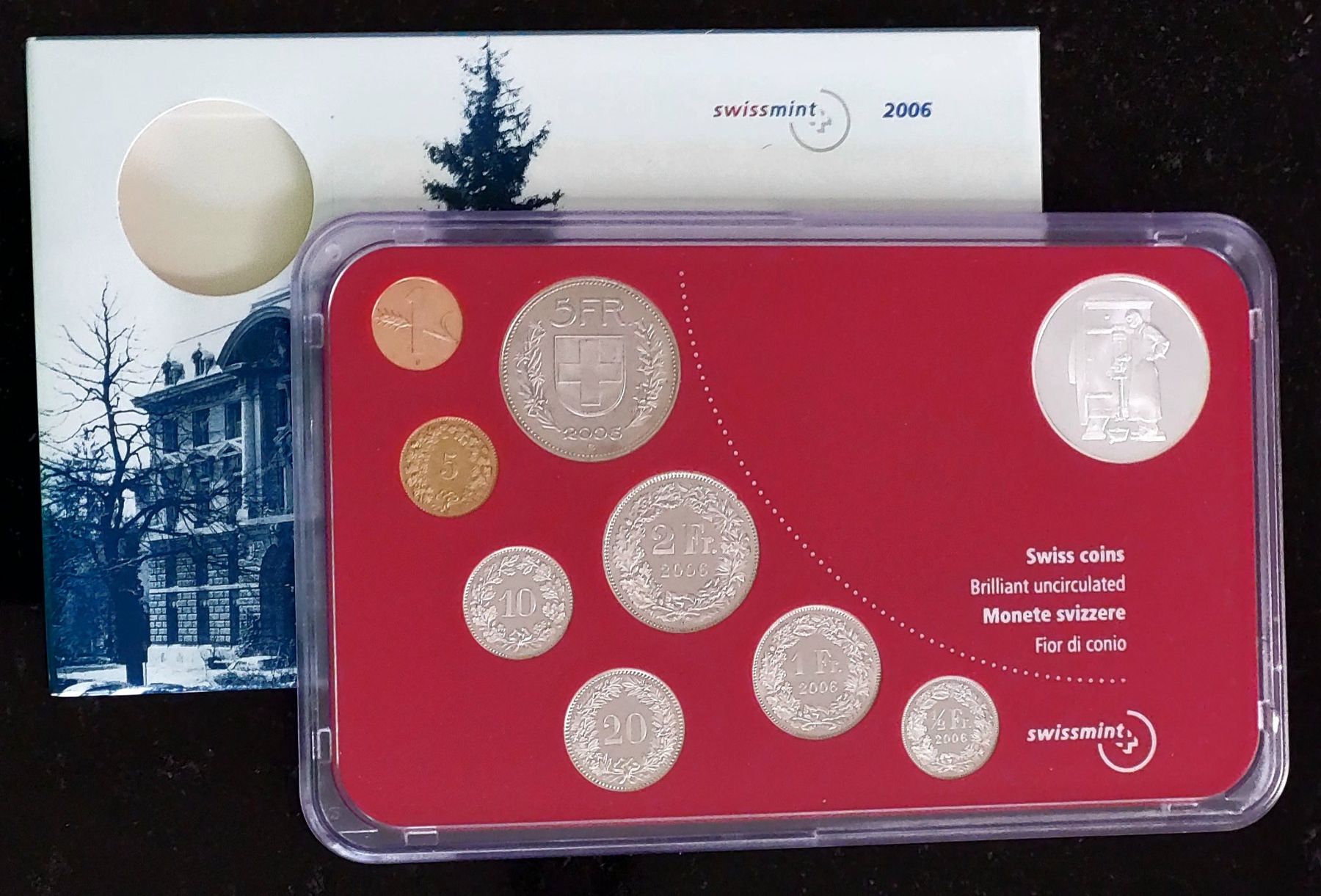 Tutti le monete: Münzsatz Schweiz 2006 stgl. Kirchenfeld – Nuovo (secondo la descrizione) da Arch venduto da coinsandmore