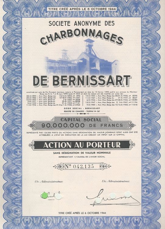 Charbonnages de Bernissart Kaufen auf Ricardo