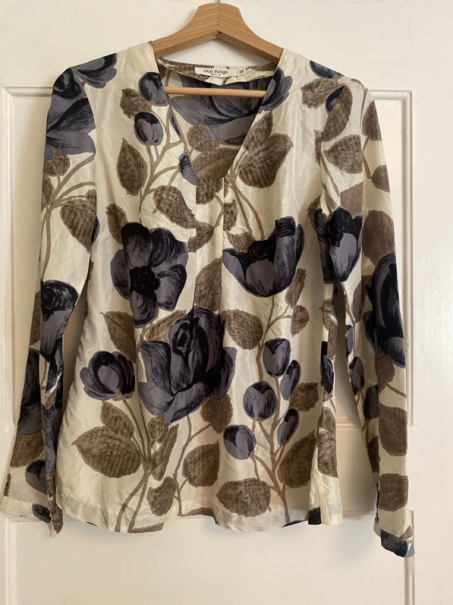 Camicette: Nice Things Bluse, Gr. 38,, Top Zustand! Seide – Usato da Bern venduto da Gogo_1930