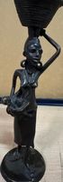 Bronze African Woman with Child Statue Home Decor Art