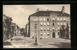 Bern, Strassenpartie am Städtischen Gym