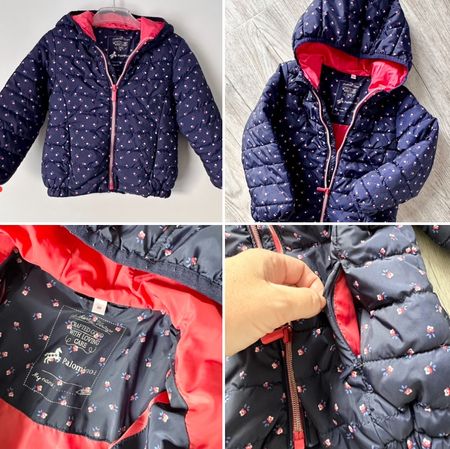 TOP > Gr 98 Steppjacke Jacke mit Kapuze