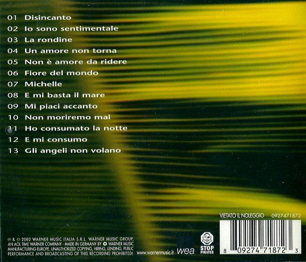 CDs: CD Mango - Disincanto (2002) – Gebraucht aus Möriken AG von mineralia 1
