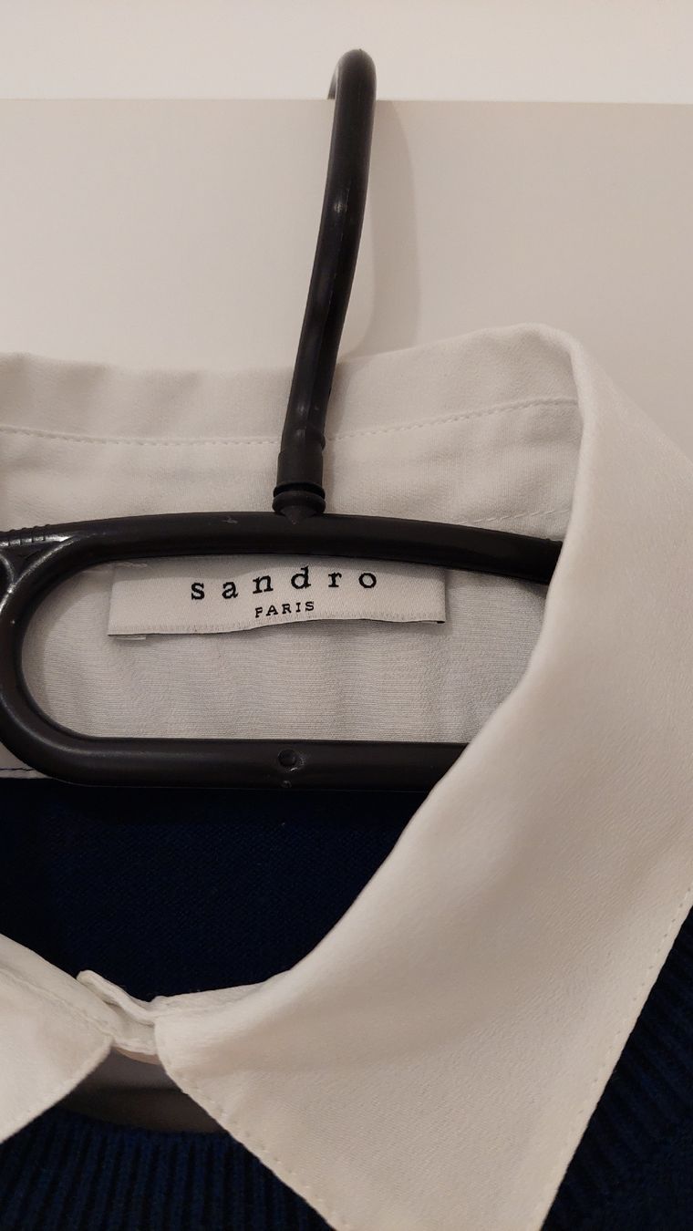 Sandro Maglioni & Felpe: Sandro Damenbluse/pullover Gr.36aus Seide,Baumwolle,Kaschmir – Usato da Uetikon am See venduto da sahra777 4