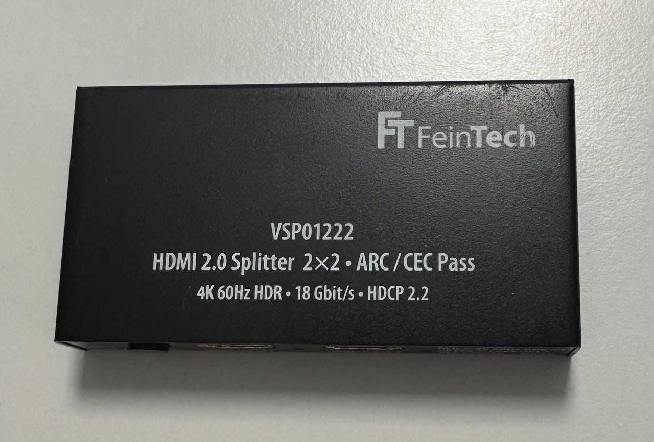 Adattatori: FeinTech HDMI 2.0 Splitter 2x2 Anschlüsse Ausgänge – Nuovo e nell'imballaggio originale da Gossau SG venduto da ALehmannElektroAG 2