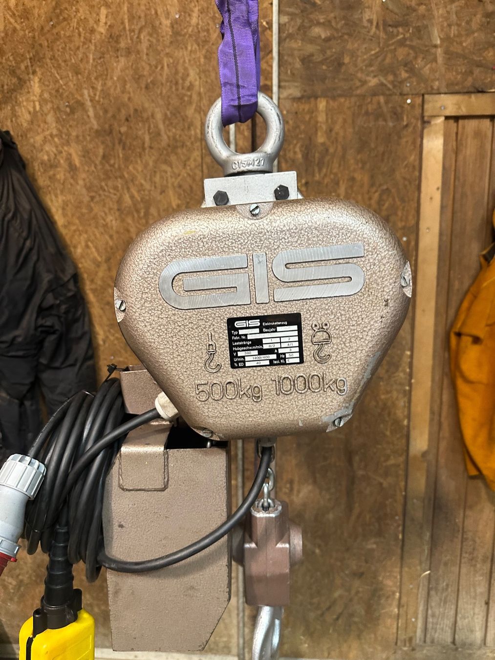 Mehrzweckzüge: Gis Kran Kettenzug 1000Kg – Gebraucht aus Huttwil von Palfinger02 6