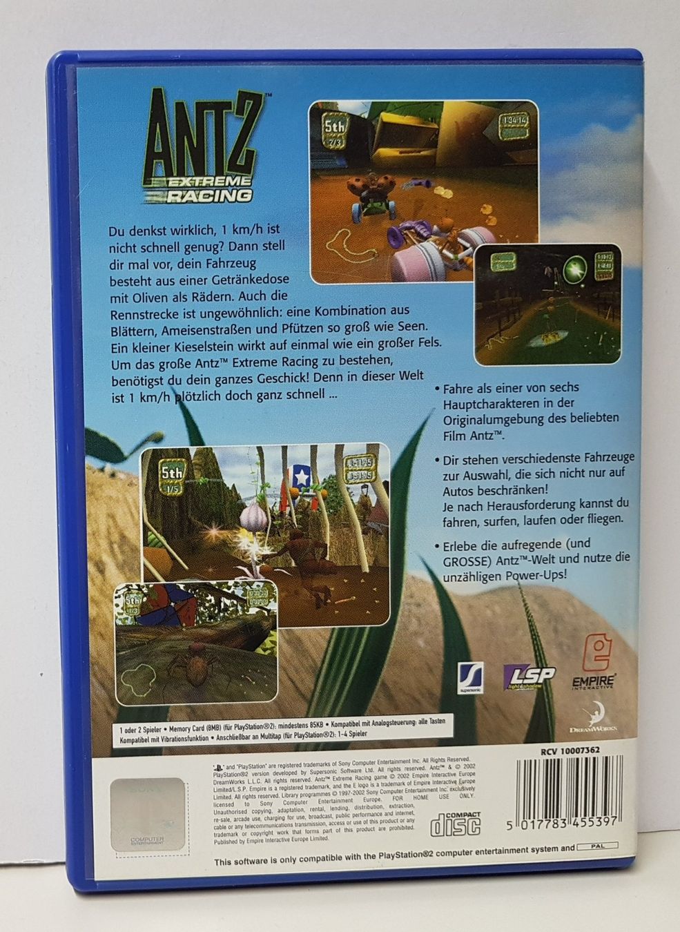 Sony Giochi: Antz Extreme Racing Ameissenstrassen    PS 2 – Usato da Schüpfheim venduto da Games_Spielkonsolen 3
