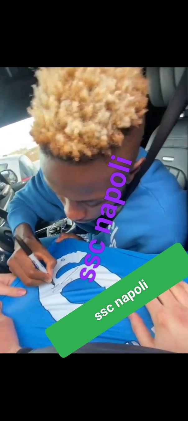 Autografi: ssc napoli osimhen signiert – Nuovo (secondo la descrizione) da Schöftland venduto da magicX01 1