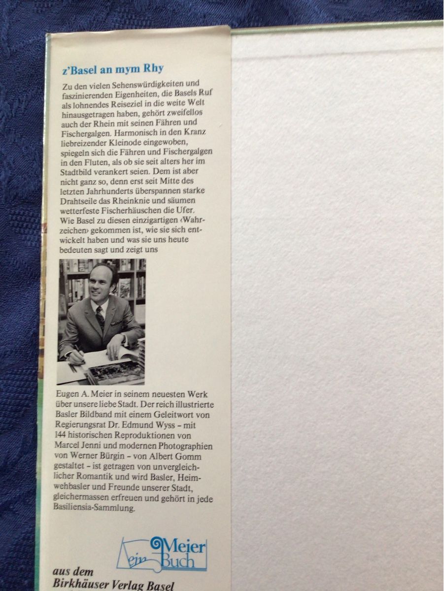 Bücher: Buch z´Basel an mym Rhy – Gebraucht aus Oftringen von anbara 1