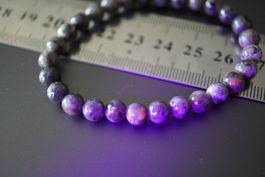 Yooperlite    Kugel Armband    mit Gummizug 6mm kugel