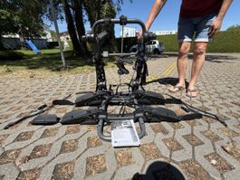 Fischer Fahrradträger für Anhängerkupplung, 2 Fahrräder