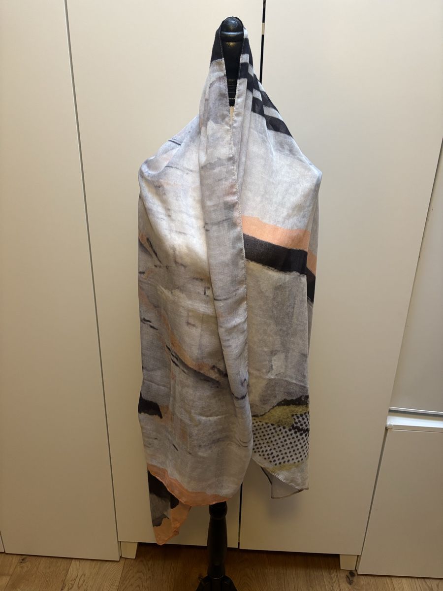 Foulard & Sciarpe: Damen Schal mit abstraktem Muster – Nuovo (secondo la descrizione) da Celerina venduto da Heli87 2