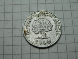 Tunesien 1 Millim, 1960