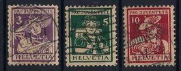 Pro Juventute Serie 1916 gest. SBK 100.-