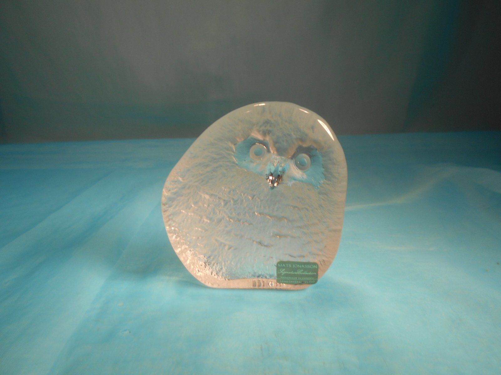 Figuren: Paperweight, Eule, Glas, MATS JONASSON, signiert – Neu (gemäss Beschreibung) aus Bellach von JingleCherry 2